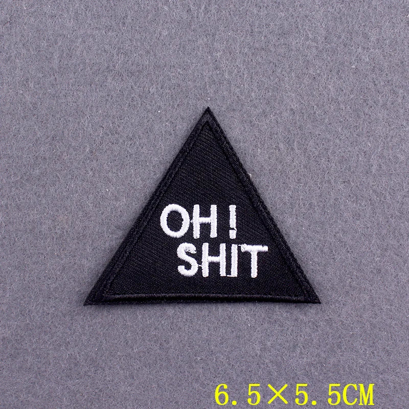 Hippie Patches For Clothing Thermoadhesive Patches DIY Funk Embroidered Patches on Clothes Skull Badges Applique Accessory Decor