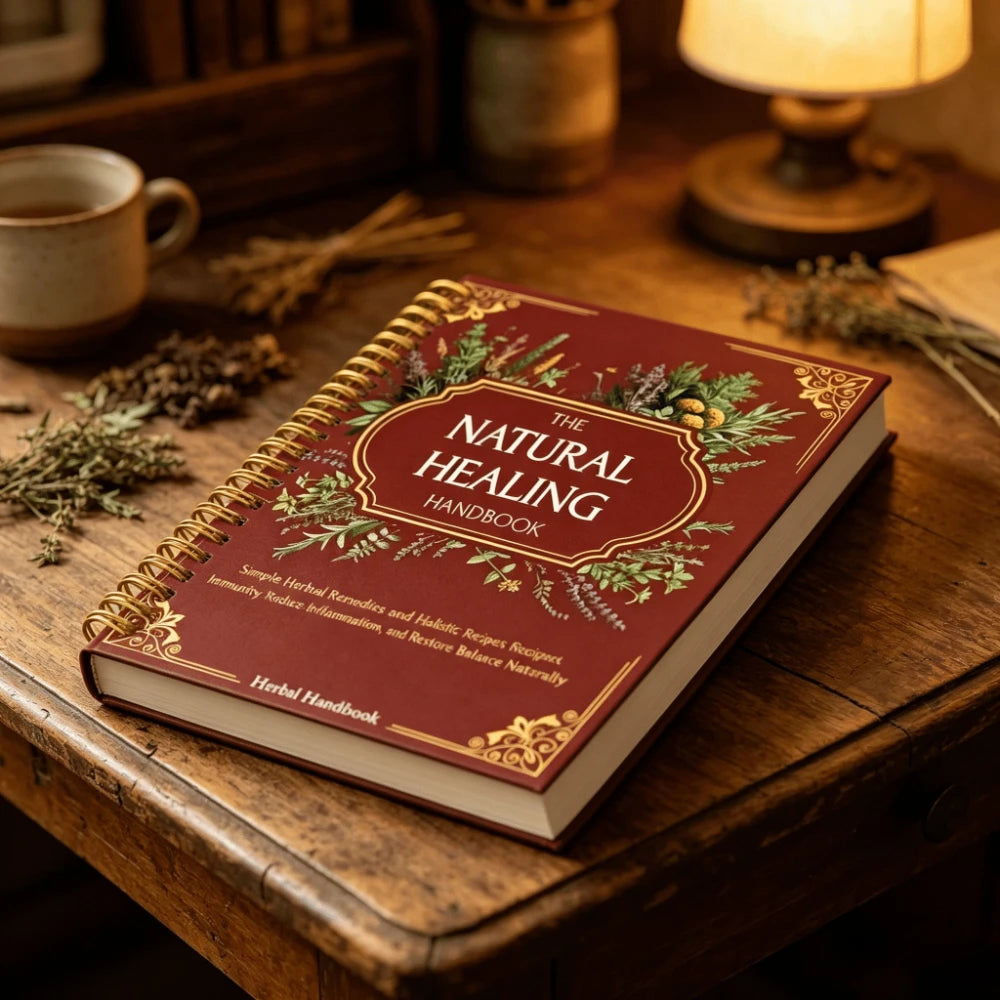 The Natural Healing Handbook English Wellness Spiral Book Holistic Herbal Wellness Guide