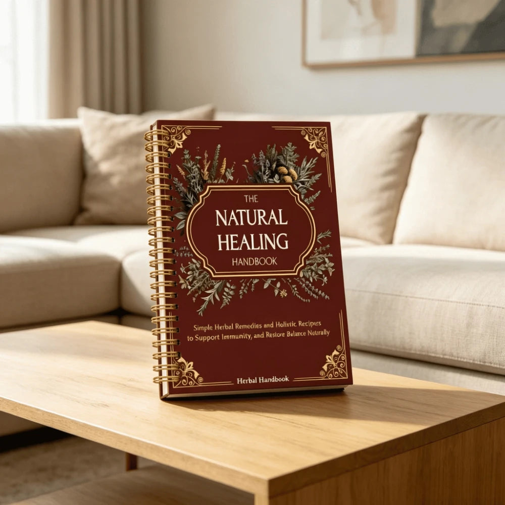 The Natural Healing Handbook English Wellness Spiral Book Holistic Herbal Wellness Guide