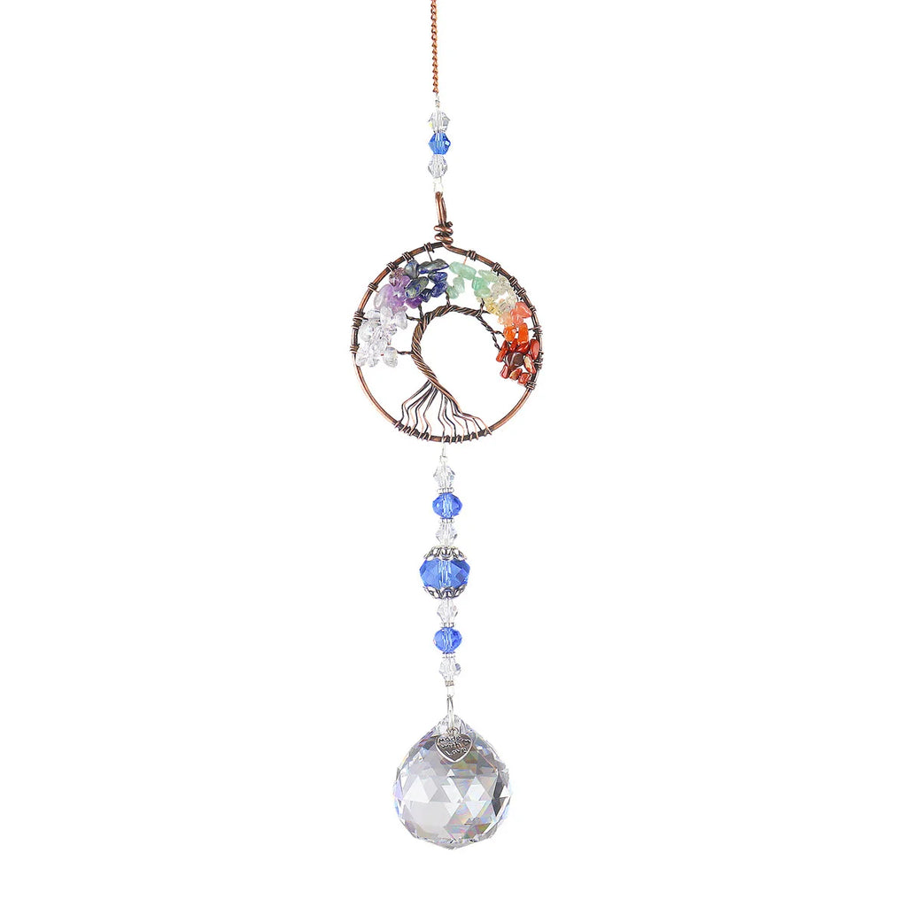 Crystal Light Catcher Chakra Pendant Window Home Garden Decor