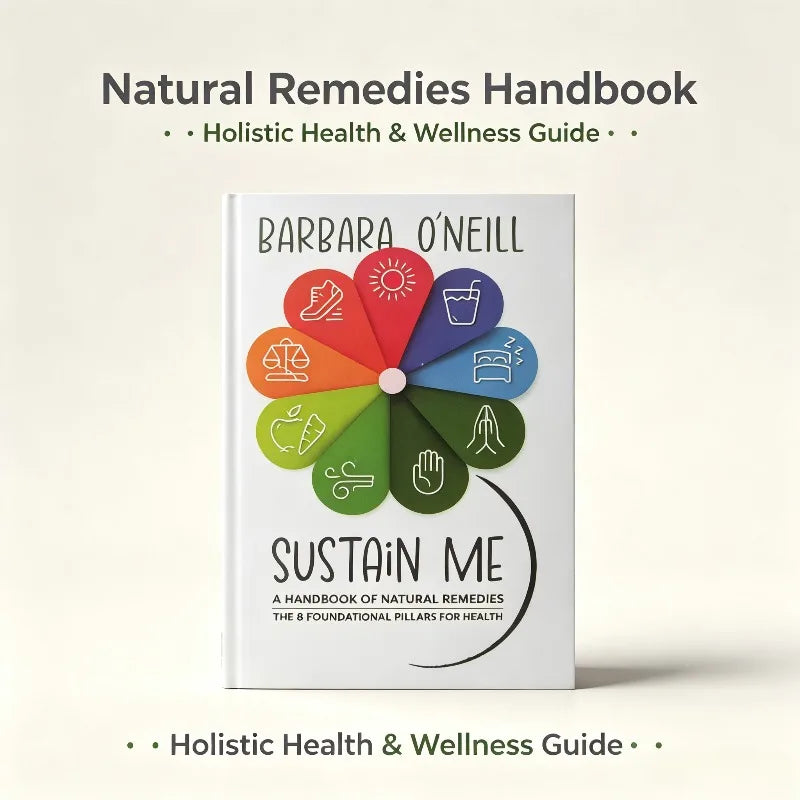 Sustain Me by Barbara O'Neill Natural Remedies Handbook 9 Health Pillars Holistic Wellness Natural Healing Self Care Guide