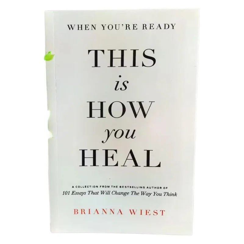 Inspirational English Paperback Book When You're Ready This Is How You Heal by Brianna Wiest Mental Healing Reading