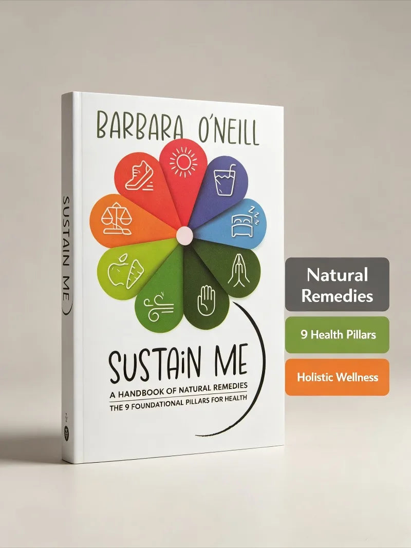 Sustain Me by Barbara O'Neill Natural Remedies Handbook 9 Health Pillars Holistic Wellness Natural Healing Self Care Guide