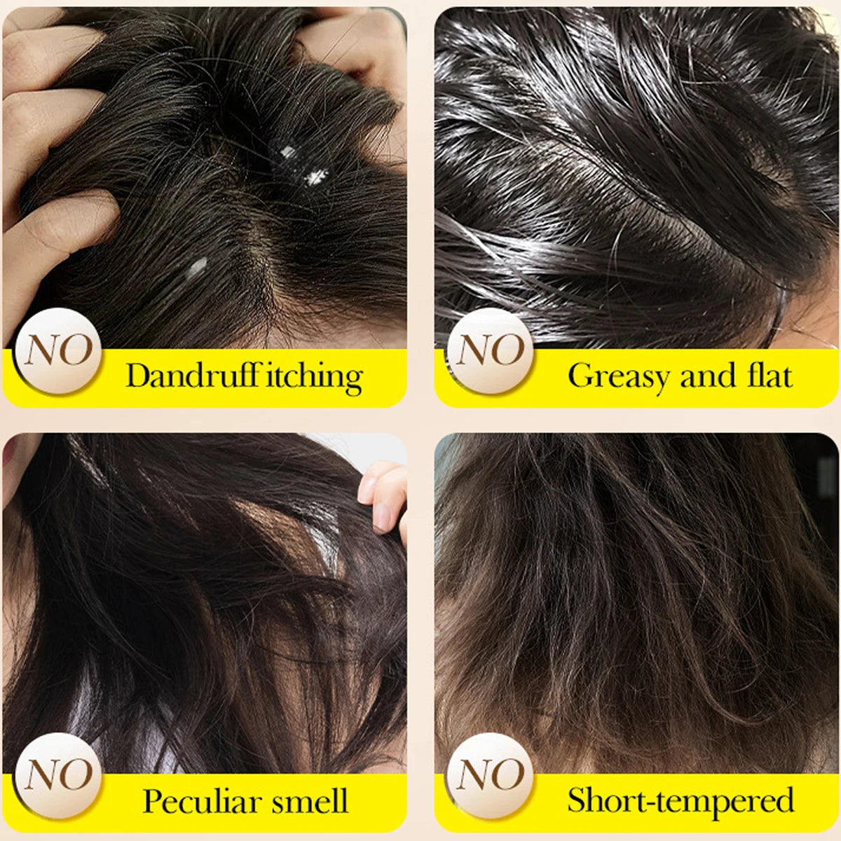 Natural Honey Shampoo Plant Essence Extract Refreshing Shampoo Soft Hair Dandruff and Oil Removal