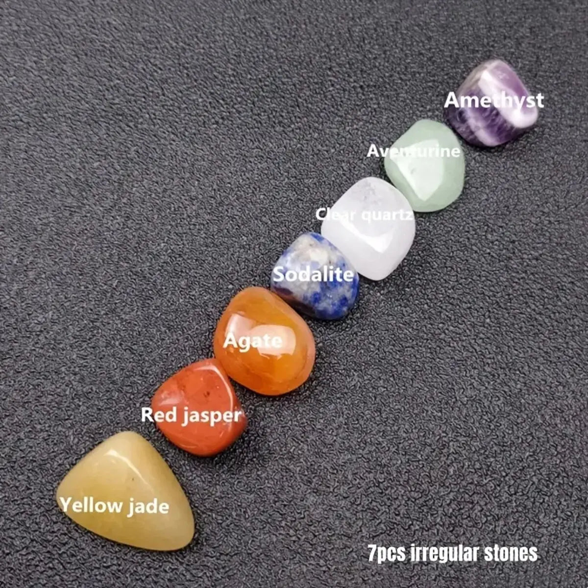 11/14pcs Natural Stone Healing Crystal Jewelry DIY Gift Box Set, Healing Crystal, Seven Chakra, and Balance The Human Body.