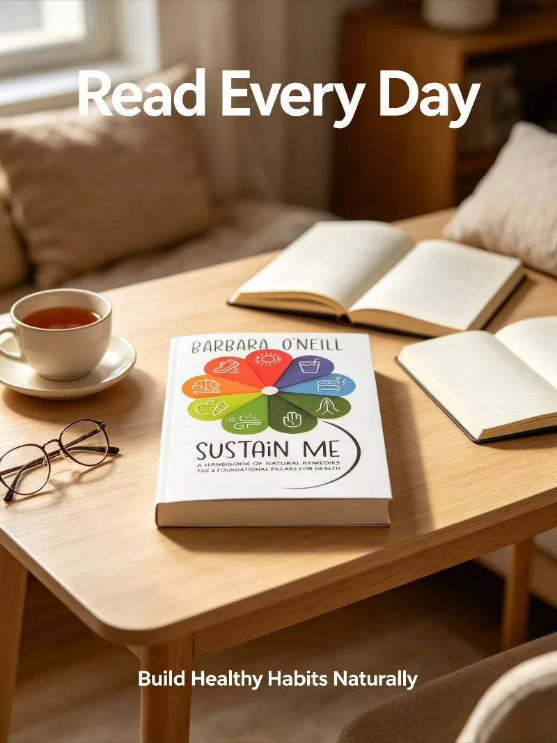 Sustain Me by Barbara O'Neill Natural Remedies Handbook 9 Health Pillars Holistic Wellness Natural Healing Self Care Guide