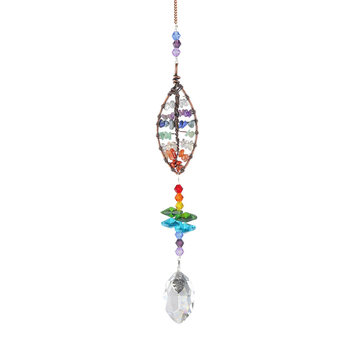 Crystal Light Catcher Chakra Pendant Window Home Garden Decor