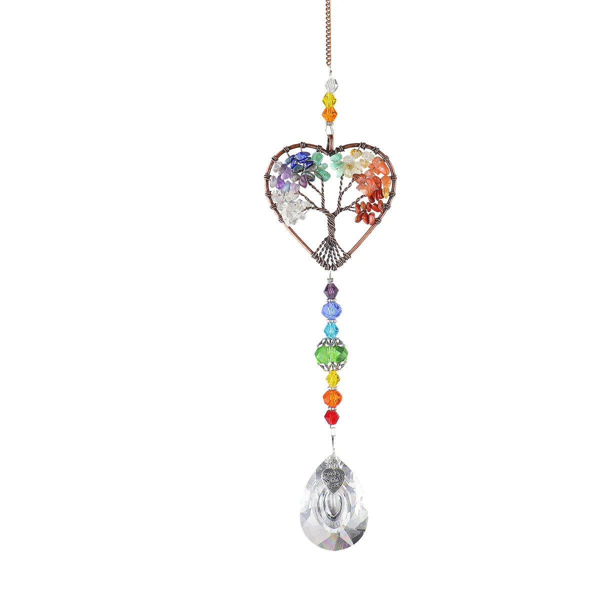 Crystal Light Catcher Chakra Pendant Window Home Garden Decor